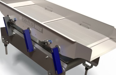 Key Technology Introduces Sanitary Rotary Finish on Vibratory Conveyors