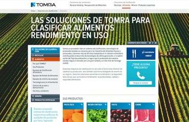 TOMRA launches Spanish language website