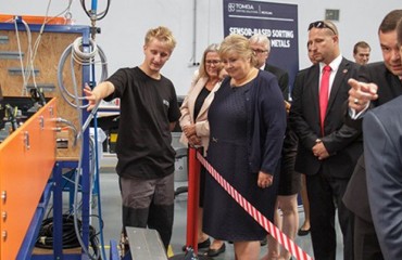 Norways’ Prime Minister Visited TOMRA’s Facility in Slovakia
