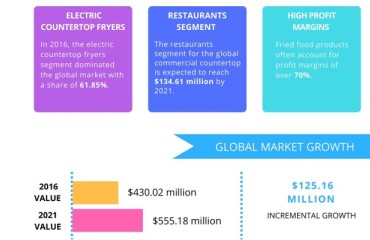 Energy-efficiency and Healthy Oils Drive Countertop Fryers Market