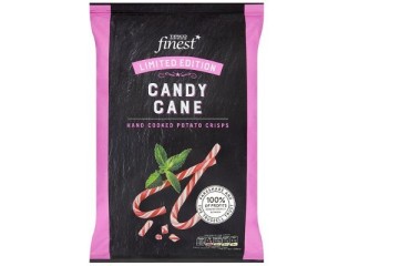 Tesco Launches Candy Cane Flavored Crisps