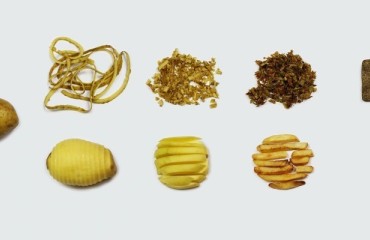 Eco-friendly Alternative to MDF Made from Potato Peelings
