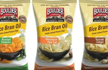 Boulder Canyon Expands Potato Chips Cooked In Rice Bran Oil Range