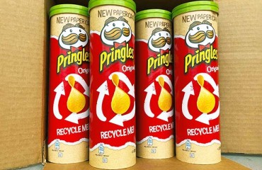 Kellogg’s Pringles Brand Unveils Paper Can Trial in the UK