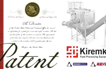 Kiremko Granted Steam Peeling System Patent