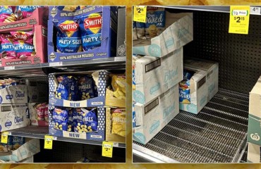 Some Australian Supermarkets are Facing Potato Chips Shortage