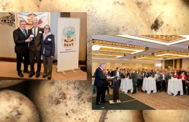 Highest Award for Dieter Tepel at the 18th DKHV International Berlin Potato Evening