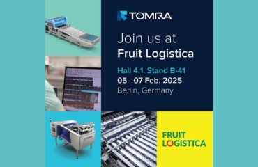 Fruit Logistica 2025: Tomra Food to Unveil Solutions for Tackling Challenges in Sorting and Packing