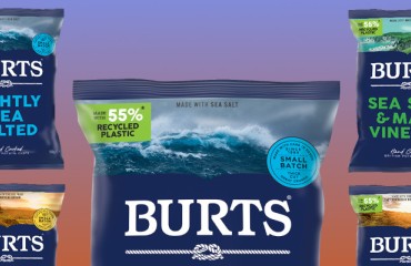 Burts Unveils Chips Packaging with 55% Recycled Plastic in UK Category First
